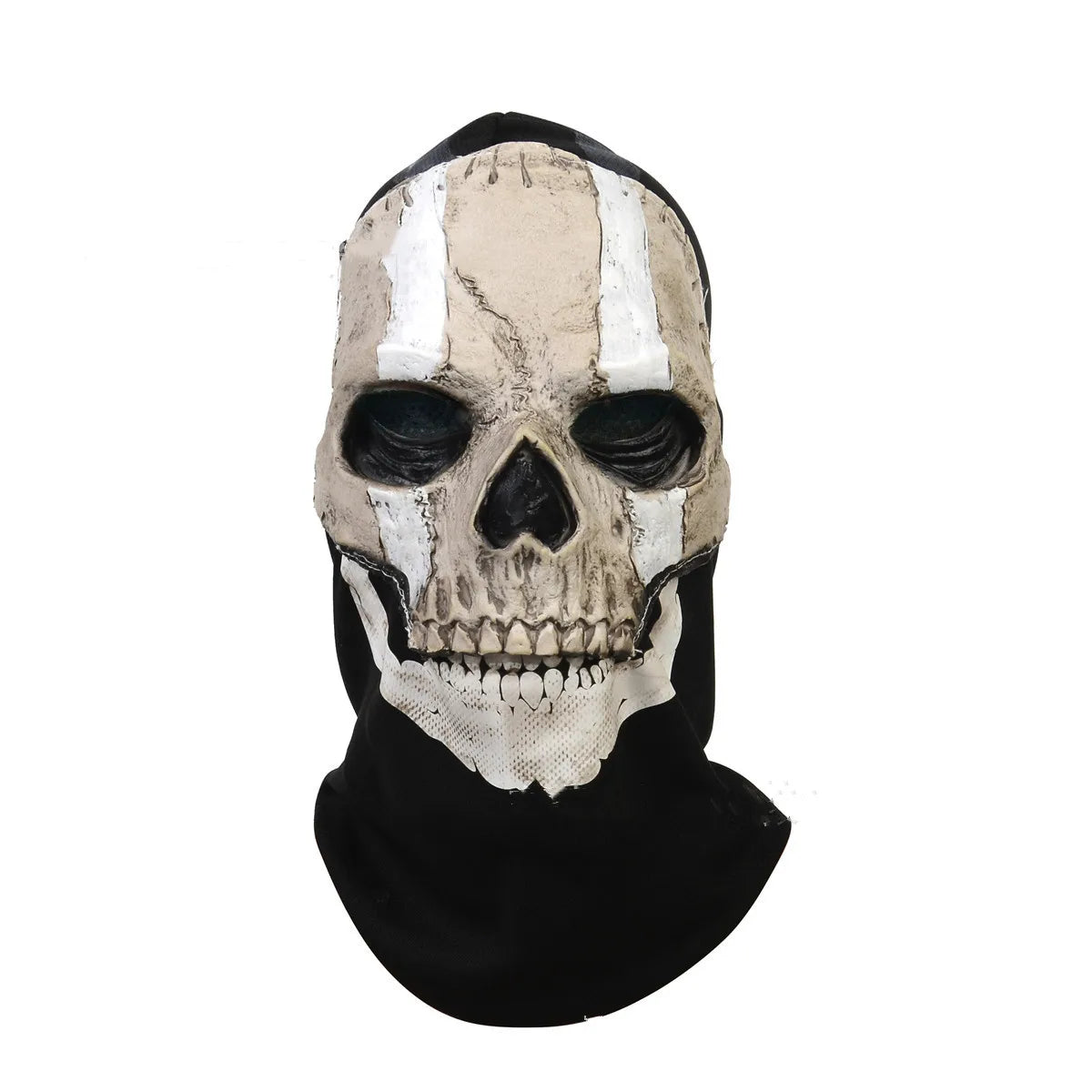 Unisex Halloween Horror Ghost Skull Mask Call of Duty MW2 Latex Headgear Helmet Cosplay Perform Party Masquerade Prop Cosplay