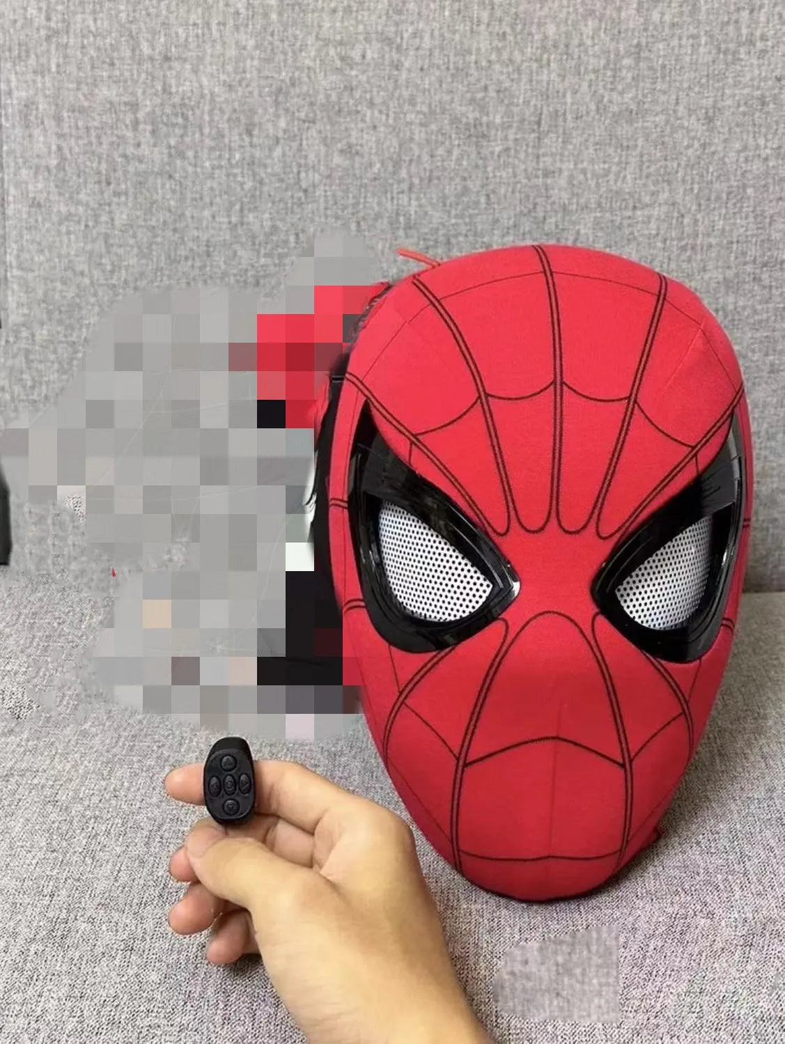 Spider-Man:No Way Home Spider Man Mask Luxury Helmet Remote Eyes Movable Mask Cosplay Mask Model Decoration Mask Model Gift Toy