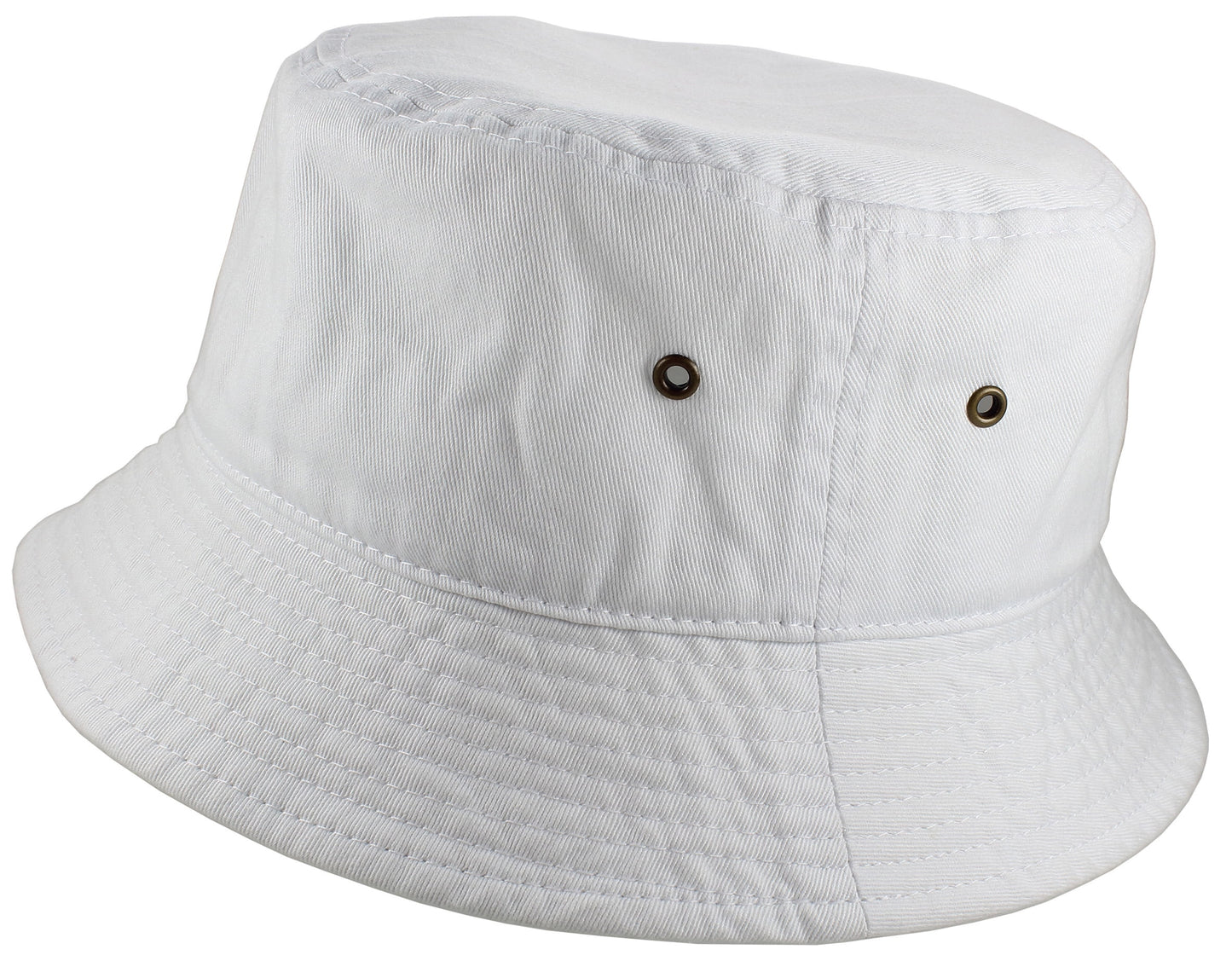 Bucket Hat 100% Cotton Packable Summer Travel Cap. Putty-L/Xl