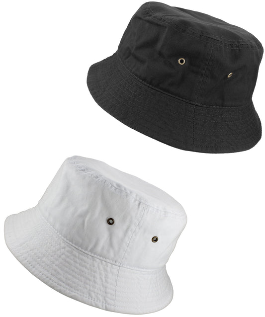 Bucket Hat 100% Cotton Packable Summer Travel Cap. Putty-L/Xl